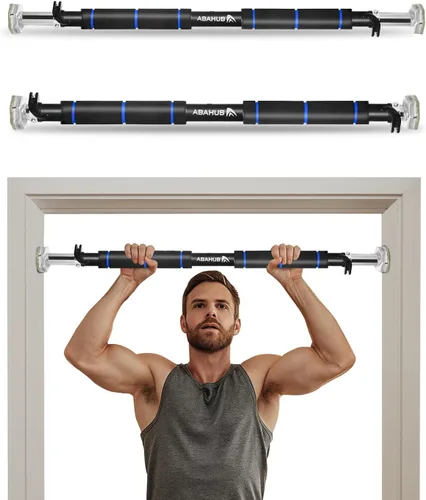 Miniatura 8 de Abahub Doorway Pull-Up Bar with Safety Lock, Home Use Heavy-Duty Door Frame Pull-Up Bar for Upper Body Workout, Adjustable Strength Training