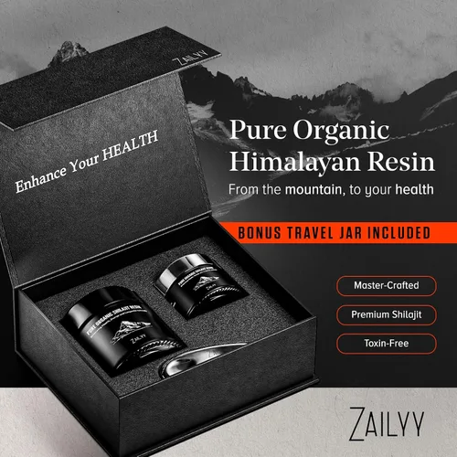 Miniatura 2 de Resina Shilajit orgánica Suministro de 800 mg Probado en laboratorio Shilajit orgánico puro del Himalaya para hombres y mujeres Potenciador
