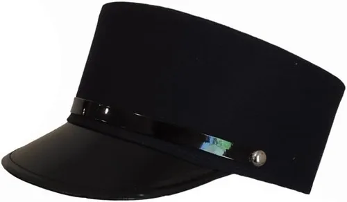 Miniatura 5 de Sombrero de conductor grande, color azul marino