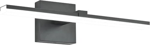 Miniatura 32 de Luz de tocador de baño negra de 32 pulgadas, LED moderna, 3CCT, regulable, 24 W, luminarias de baño sobre espejo 3000 K/4500 K/6000 K, 3