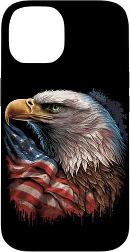 Miniatura 4 de Funda patriótica para iPhone 11 Pro Max con ojos de águila calva americana