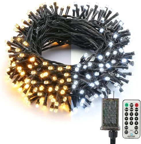 Miniatura 16 de Brizled Luces de Navidad inteligentes, 66 pies, 200 luces LED que cambian de color, aplicación y control de voz, luces de árbol de Navidad Blanco