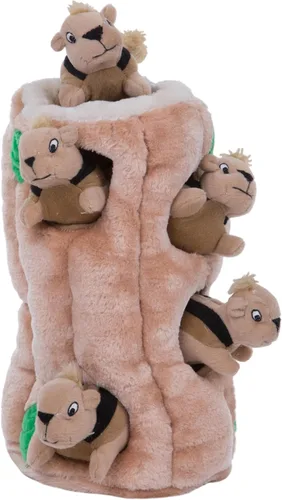 Miniatura 8 de Outward Hound Hide A Birthday Cake, rompecabezas de peluche con temática de cumpleaños para perros
