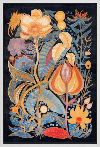 Miniatura 160 de SIGNFORD Lienzo impreso para pared, acuarela, floral, retro, abstracto, naturaleza, desierto, ilustraciones florales botánicas, arte moderno
