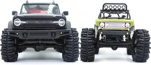 Miniatura 6 de HOBBYSOUL Neumáticos 1.0 64 * 25mm 1.0 Neumáticos para Barro Lanzadores de Lodo Super Blandos y Adhesivos 1.0 Neumáticos Crawler para RC 1/18 TRX4M