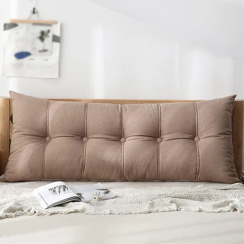 Miniatura 13 de Respaldo rectangular grande para cabecero, cojines de respaldo para cama, sofá, respaldo de cuña para respaldo, cojines lumbares, almohada