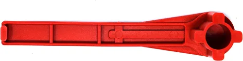JSP Manufacturing Llave de gas y bung llave de tambor sólido sin chispas (rojo) (1)