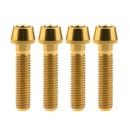 Miniatura 34 de Tornillos de titanio Ti M8 x15 20 25 30 35 40 45 50 60 2.756 in 0.049 in de paso hexagonal Allen Tornillos de cabeza hueca paquete de 4