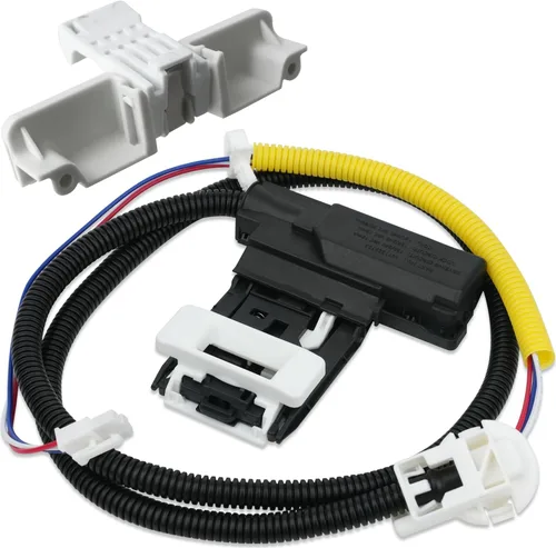 W11307244, W10682535 Conjunto de bloqueo de tapa de lavadora (3 cables) y W10837741 Tapa de lavadora compatible con Whirlpool Kenmore Maytag Amana