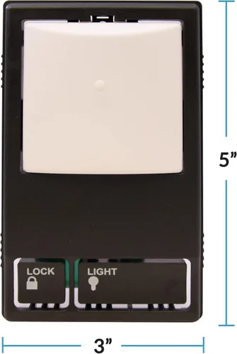 Miniatura 5 de Panel de control de teclado de pared multifunción de repuesto para LiftMaster 41A5273-1 78LM (botón de aprendizaje morado, rojo, verde)