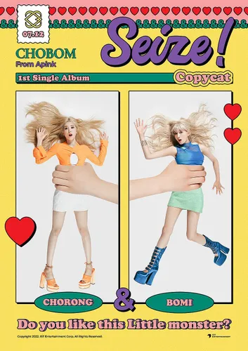 Miniatura 4 de APINK CHOBOM CHORONG & BOMI COPYCAT 1st Single Album KITTY Version. K-POP SEALED