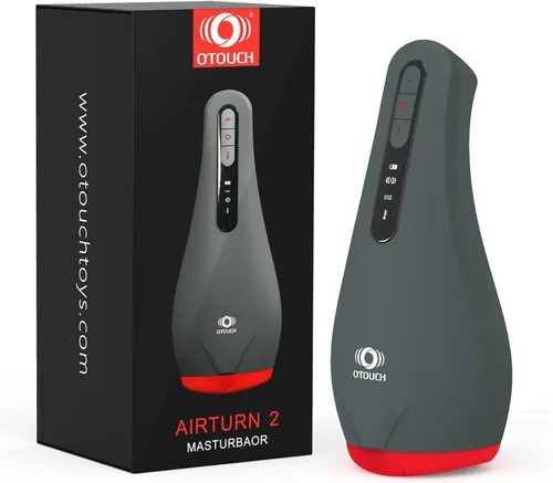 OTOUCH Masturbador masculino automático, OLED Displayer Taza de masturbación masculina con 5 succiones y 6 vibraciones y función de calentamiento