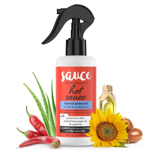 Miniatura 8 de SAUCE BEAUTY Tzatziki - Acondicionador sin enjuague y desenredante en espray – Acondicionador sin enjuague para cabello rizado, cabello graso