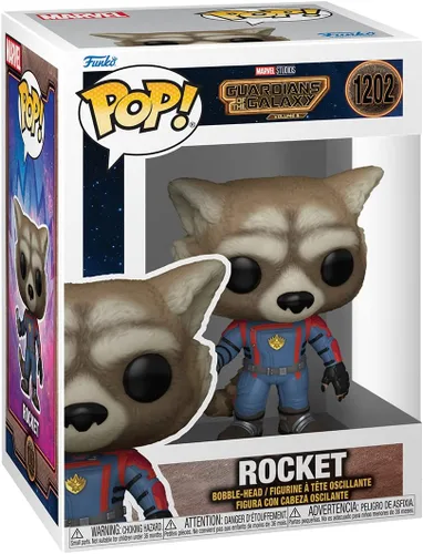 Miniatura 2 de Funko Pop! Vinyl: Marvel - Guardians of The Galaxy 3 - Rocket Raccoon - Figura de vinilo coleccionable - Idea de regalo - Producto