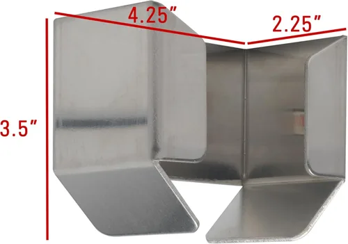 Miniatura 6 de Extreme Max 5001.6199 - Soporte grande de aluminio para montaje en pared para remolque de carreras, garaje, tienda, remolque cerrado, transportador