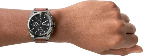 Miniatura 4 de Fossil Everett - Reloj cronógrafo de cuarzo de acero inoxidable para hombre, Everett FS5879 - Reloj cronógrafo de acero inoxidable de 0.709in