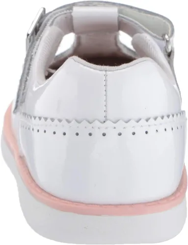 Miniatura 3 de Stride Rite Tenis unisex SRT Nell para niños, Blanco, 4 Wide Toddler