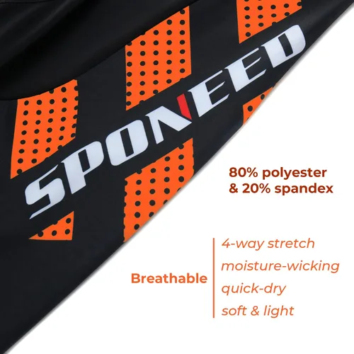 Miniatura 17 de sponeed Pantalones cortos de ciclismo para hombre, pantalones acolchados para ciclismo, ropa de ciclismo