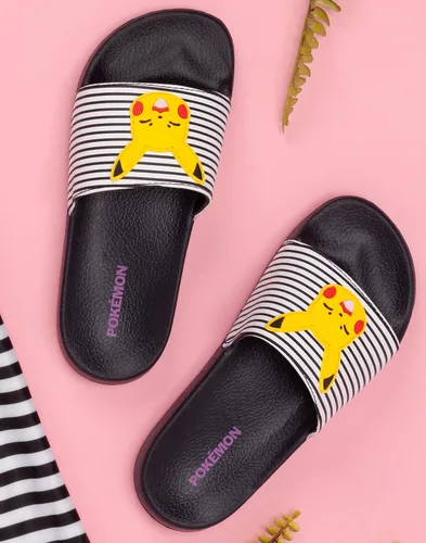 Miniatura 3 de Pokemon Sliders Pikachu Sandalias de playa para niñas y niños
