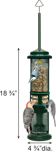 Miniatura 3 de Comedero para Nueces Squirrel Buster - Comedero para Pájaros a Prueba de Ardillas para Nueces y Frutas, Dos Mallas