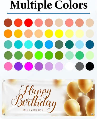 Miniatura 4 de Pancartas y letreros de vinilo personalizados para negocios al aire libre, pancarta personalizada con texto de logotipo para fiestas de cumpleaños