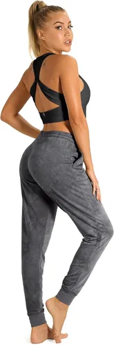 Miniatura 5 de icyzone - Pantalones deportivos con bolsillos para yoga para mujer