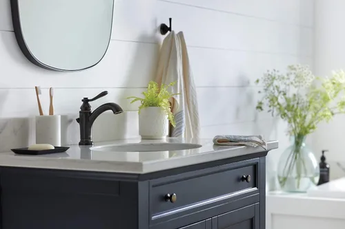 Miniatura 7 de Peerless P1565LF-OB Elmhurst - Grifo de baño con mango único, bronce aceitado Oil Rubbed Bronze