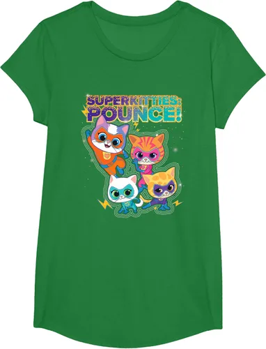 Miniatura 43 de Disney Junior SuperKitties Pounce! Camiseta de equipo completo, talla S