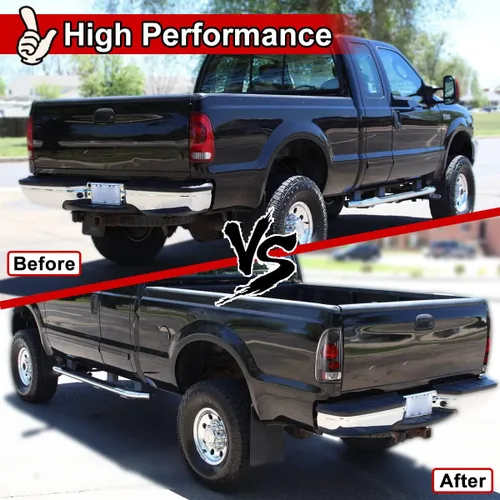 Miniatura 2 de Nixon Offroad Luces traseras para Ford F-150 F-250 F-350 1997 1998 1999 2000 2001 2002 2003, luces traseras halógenas de repuesto para automóvil, 1