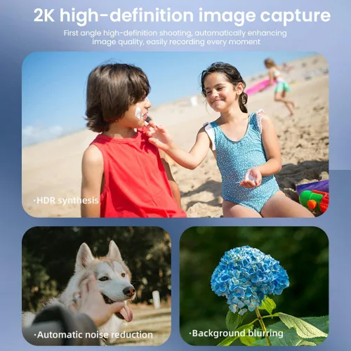 Miniatura 7 de Lentes inteligentes con inteligencia artificial con cámara HD de 80 MP, video de 1080P, Bluetooth/Wi-Fi, control de voz y reconocimiento