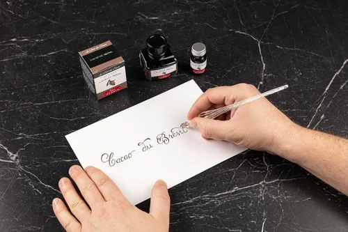 Miniatura 8 de Tinta para pluma estilográfica Herbin - 1.0 fl oz Embotellada - Cacao du Bresil