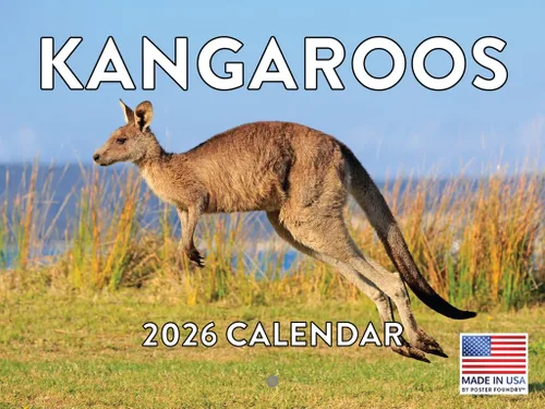 Miniatura 73 de Calendario alpaca 2026, calendario mensual de pared de 12 meses Hecho en Estados Unidos.