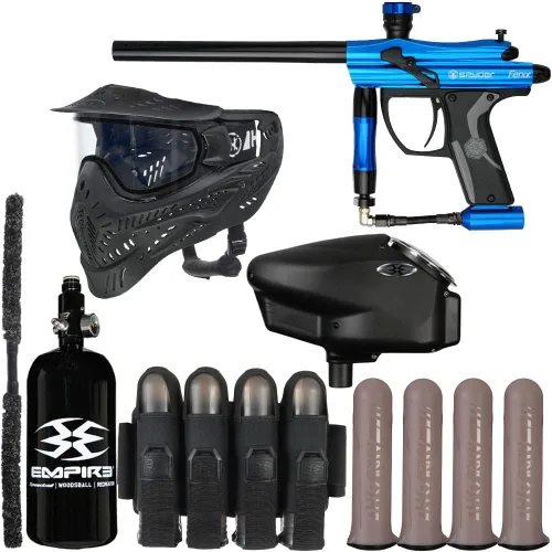 Miniatura 4 de Action Village Kingman Spyder Fenix Vendetta Kit de pistola de paintball Pistola brillante gris metálico
