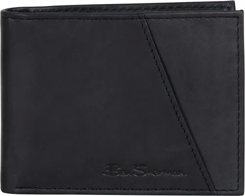 Miniatura 4 de Ben Sherman Mens Manchester Slim Bifold Full-Grain Leather RFID Minimalist Gift Box Wallet