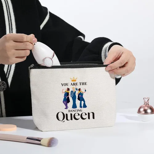 Miniatura 7 de Bolsa de maquillaje para amantes de la música, regalo para mujeres, regalos inspirados en la música, bolsa de maquillaje para amantes