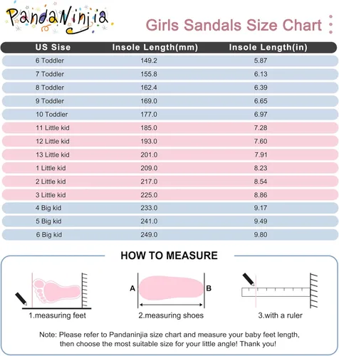 Miniatura 6 de PANDANINJIA Elva - Sandalias para niñas con puntera abierta, bonitas, planas, sandalias de vestir con tiras cruzadas, zapatos de verano para niños