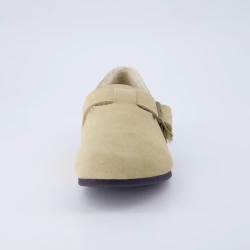 Miniatura 3 de CUSHIONAIRE Nest - Zapatos de piel de oveja sintética para mujer, gamuza auténtica, sin cordones, con más comodidad