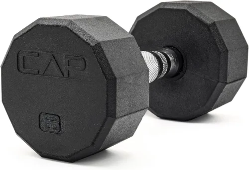 Miniatura 13 de CAP Barbell Peso de la mancuerna hexagonal recubierta, individual, 10-120 libras, múltiples opciones