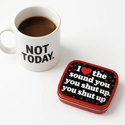 Miniatura 5 de Love When You Shut Up Mints - Divertidos rellenos de calcetines navideños para amigos, mentas de aliento de menta
