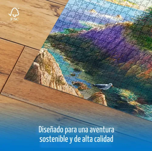 Miniatura 4 de Wonder Forge Goat Hill Lighthouse - Rompecabezas de 1000 piezas para adultos Piezas únicas y perfectamente ajustadas Imágenes divertidas
