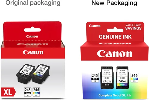 Miniatura 3 de Canon Paquete económico de tinta original PG-245 XL/CL-246 XL (2 cartuchos), compatible con iP2820, MG2420/2924/2920/3020/2522/2525, MX492