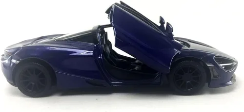 Miniatura 9 de KiNSMART McLaren 720s 5 pulgadas 1:36 escala de metal fundido a presión modelo de juguete súper deportivo (4 juegos)