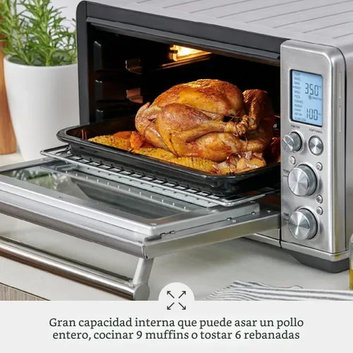 Miniatura 3 de Breville BOV860BST Horno inteligente, Freidora de aire y horno de convección, acero inoxidable negro