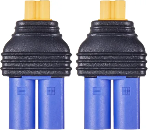 Miniatura 11 de EC3 conector macho a EC5 hembra conector adaptador para RC Lipo batería EC3 a EC5 adaptador (2 unidades)