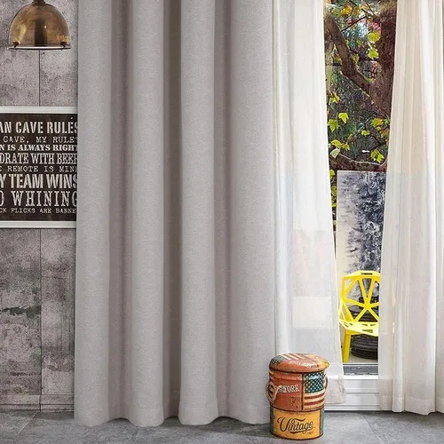 Miniatura 10 de always4u Cortinas geométricas de rombos suaves con aspecto de lana, 2 paneles, cortinas de lujo para tratamiento de ventanas de invierno, para sala
