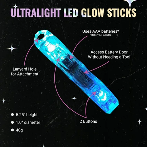 Miniatura 3 de UltraPoi Barra luminosa LED ultraligera (individual) - Rainbow LED para Poi Raves y conciertos