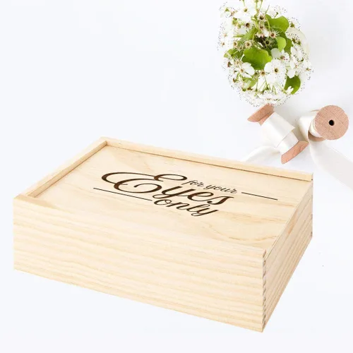 Miniatura 9 de Koyal Wholesale Caja de recuerdo grabada para álbum de fotos de boudoir solo para tus ojos, regalo de despedida de soltera para novia futura boda