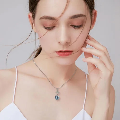 Miniatura 36 de Collar de perlas negras, blancas, doradas, grises para mujer, collar con colgante de plata esterlina, perlas cultivadas en agua salada auténticas