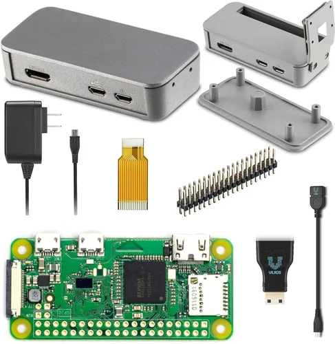 Miniatura 11 de Raspberry Pi Zero W Basic Starter Kit - Incluye placa Pi Zero W, fuente de alimentación y estuche multiusos (caja de plástico transparente)