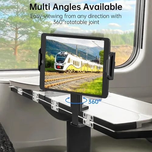 Miniatura 3 de Soporte para tableta: soporte para iPad de avión/Kindle/teléfono para iPad y tabletas, soporte de tableta de viaje para respaldo de asiento